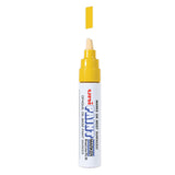 uni®-Paint Permanent Marker, Broad Chisel Tip, Yellow (UBC63735) Each