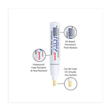 uni®-Paint Permanent Marker, Broad Chisel Tip, White (UBC63743) Each