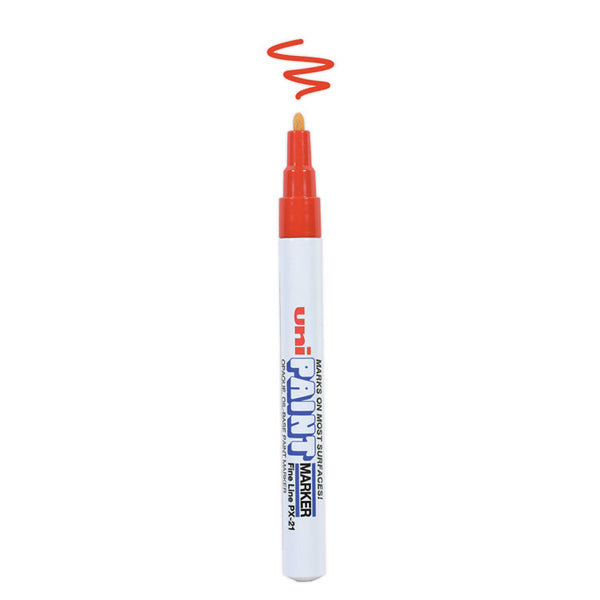 uni®-Paint Permanent Marker, Fine Bullet Tip, Red (UBC63702) Each