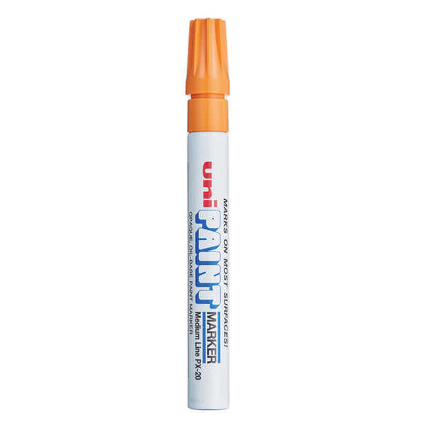 uni®-Paint Permanent Marker, Medium Bullet Tip, Orange (UBC63607) Each