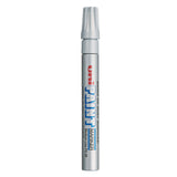 uni®-Paint Permanent Marker, Medium Bullet Tip, Metallic Silver (UBC63614) Each