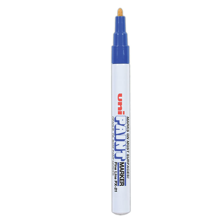 uni®-Paint Permanent Marker, Fine Bullet Tip, Blue (UBC63703) Each