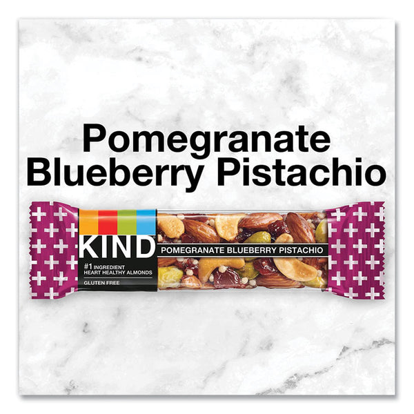KIND Plus Nutrition Boost Bar, Pom. Blueberry Pistachio/Antioxidants, 1.4 oz, 12/Box (KND17221)