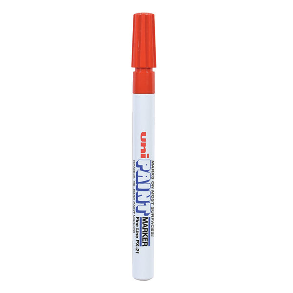 uni®-Paint Permanent Marker, Fine Bullet Tip, Red (UBC63702) Each