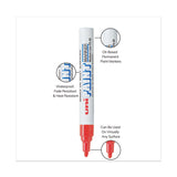 uni®-Paint Permanent Marker, Medium Bullet Tip, Red (UBC63602) Each