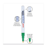 uni®-Paint Permanent Marker, Fine Bullet Tip, Green (UBC63704) Each