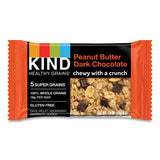 KIND Healthy Grains Bar, Peanut Butter Dark Chocolate, 1.2 oz, 12/Box (KND18083)