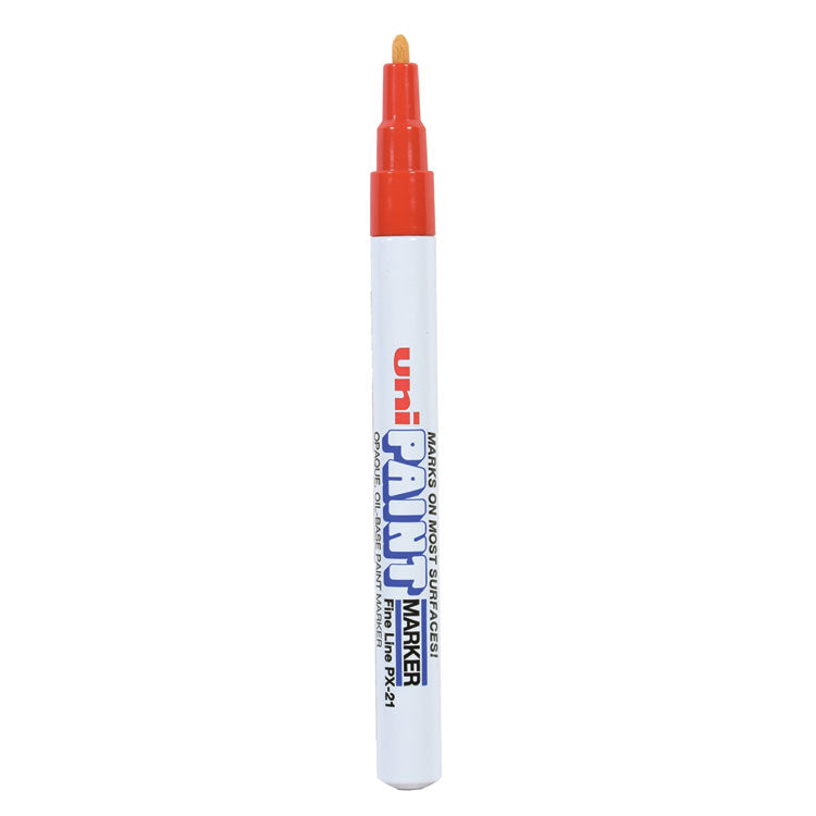 uni®-Paint Permanent Marker, Fine Bullet Tip, Red (UBC63702) Each