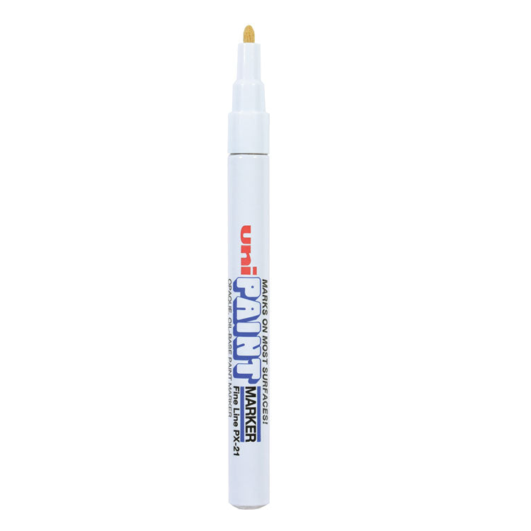 uni®-Paint Permanent Marker, Fine Bullet Tip, White (UBC63713) Each
