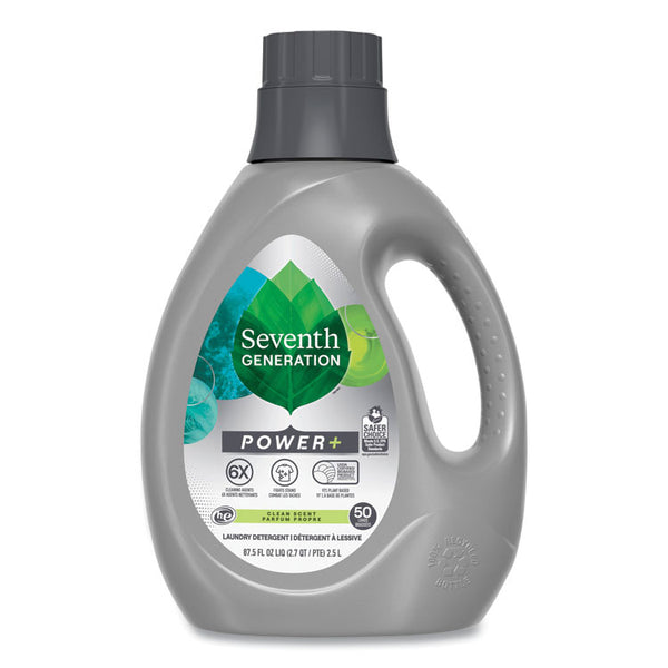 Seventh Generation® Power+ Laundry Detergent, Clean Scent, 87.5 oz Bottle (SEV45070EA) Each