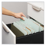 Universal® Eight-Section Pressboard Classification Folders, 3" Expansion, 3 Dividers, 8 Fasteners, Letter Size, Gray Exterior, 10/Box (UNV10292) Each