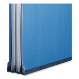 Universal® Six-Section Pressboard Classification Folders, 2.5" Expansion, 2 Dividers, 6 Fasteners, Letter Size, Blue, 10/Box (UNV10410) Box of 10