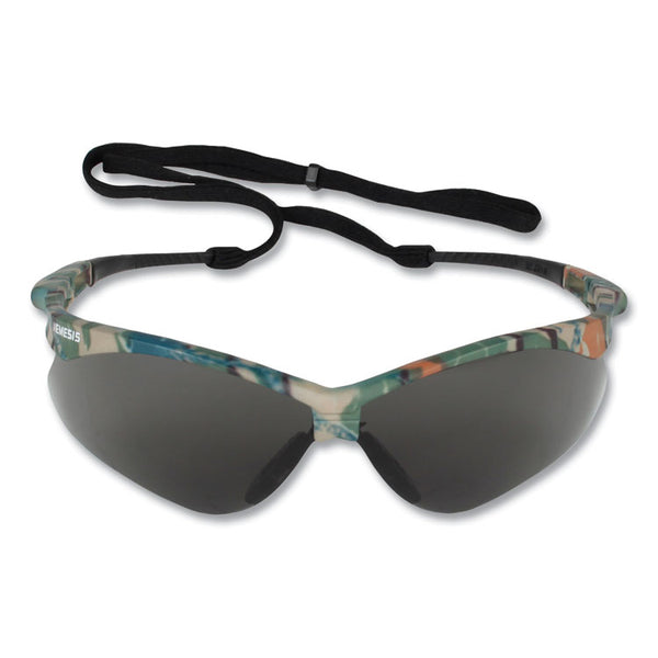 KleenGuard™ V30 NEMESIS Safety Eyewear, Plastic Camo Frame, Smoke Polycarbonate Lens, 12/Box (KCC22609BX) Box of 12