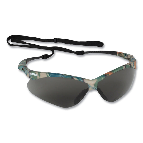 KleenGuard™ V30 NEMESIS Safety Eyewear, Plastic Camo Frame, Smoke Polycarbonate Lens, 12/Box (ANS22609BX) Box of 12
