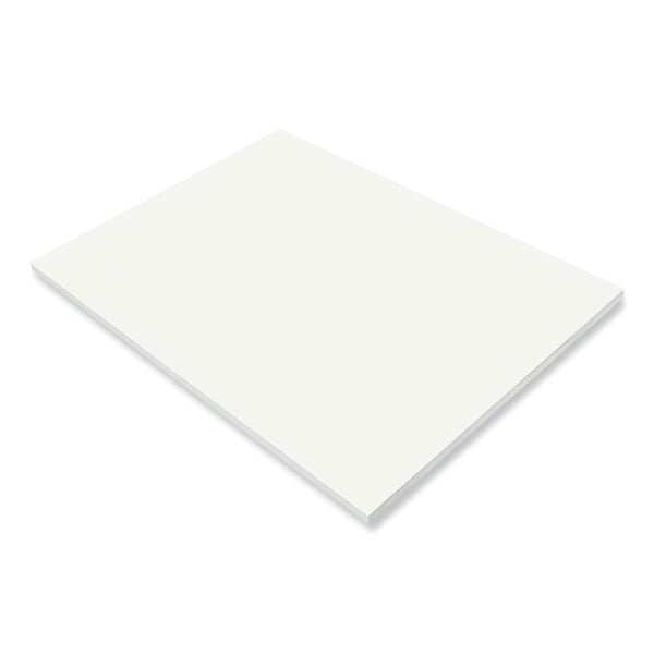 Prang® SunWorks Construction Paper, 50 lb Text Weight, 18 x 24, White, 50/Pack (PAC9217) Pack of 50