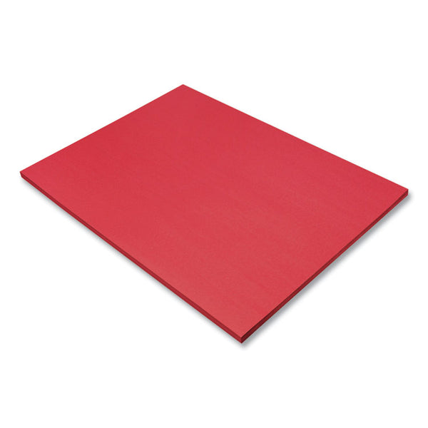 Prang® SunWorks Construction Paper, 50 lb Text Weight, 18 x 24, Holiday Red, 50/Pack (PAC9917) Pack of 50