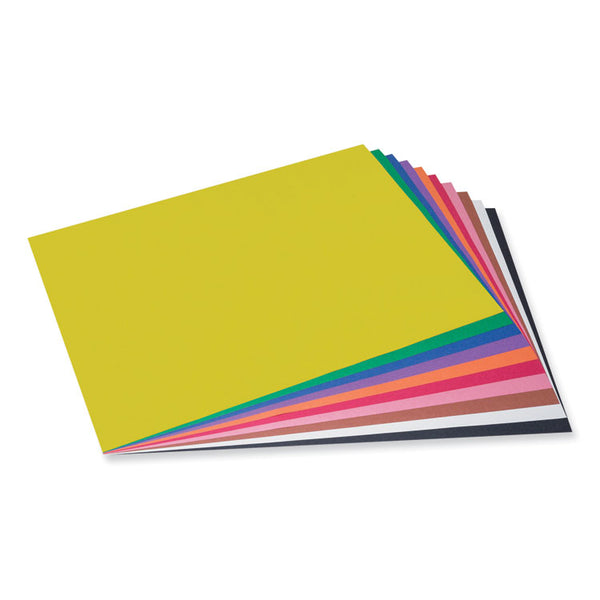 Prang® SunWorks Construction Paper, 50 lb Text Weight, 18 x 24, Assorted, 50/Pack (PAC6517) Pack of 50