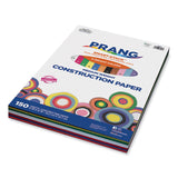 Prang® SunWorks Construction Paper Smart-Stack, 50 lb Text Weight, 12 x 18, Assorted, 150/Pack (PAC6526)