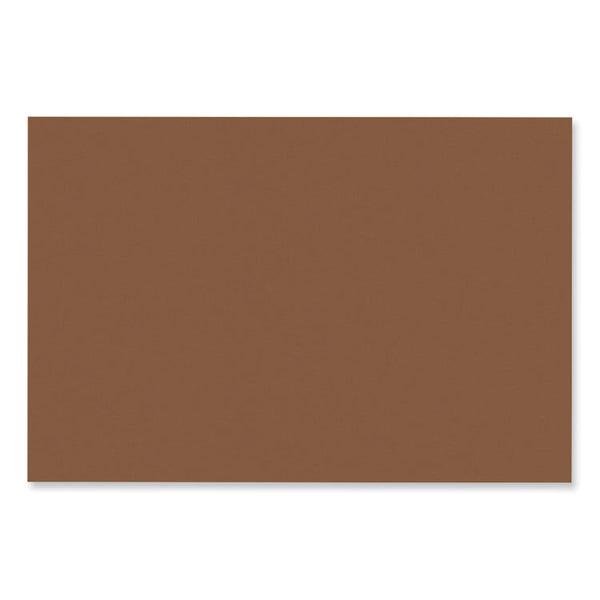 Prang® SunWorks Construction Paper, 50 lb Text Weight, 12 x 18, Brown, 50/Pack (PAC6707) Pack of 50