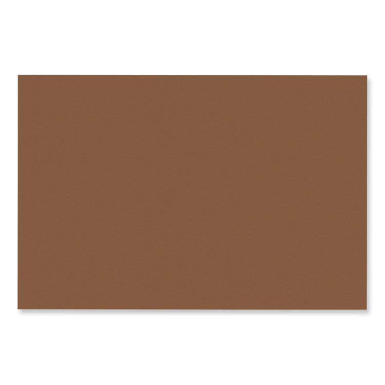 Prang® SunWorks Construction Paper, 50 lb Text Weight, 12 x 18, Brown, 50/Pack (PAC6707)