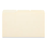 Universal® Double-Ply Top Tab Manila File Folders, 1/3-Cut Tabs: Assorted, Legal Size, 0.75" Expansion, Manila, 100/Box (UNV16123) Box of 100