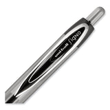 uniball® Signo 207 Gel Pen, Retractable, Medium 0.7 mm, Black Ink, Smoke/Black Barrel, 4/Pack (UBC33960PP) Pack of 4