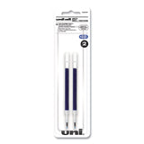 uniball® Refill for Signo Gel 207 Pens, Medium Conical Tip, Blue Ink, 2/Pack (UBC71207PP) Pack of 2