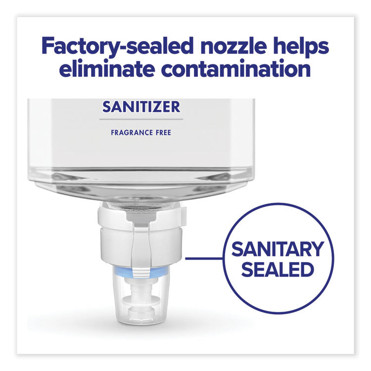 PURELL® Advanced Gel Hand Sanitizer Refill, 1,200 mL, Clean Scent, For ES4 Dispensers, 2/Carton (GOJ506302)