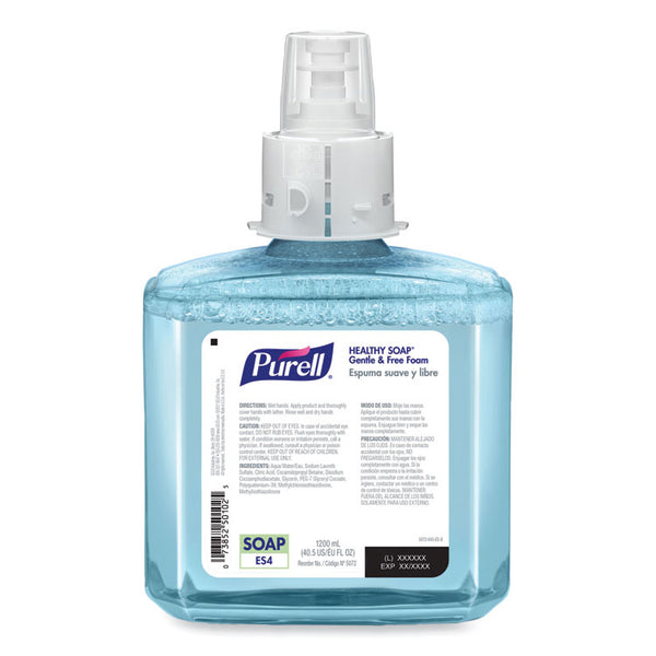 PURELL® HEALTHY SOAP Gentle and Free Foam, For ES4 Dispensers, Fragrance-Free, 1,200 mL, 2/Carton (GOJ507202)