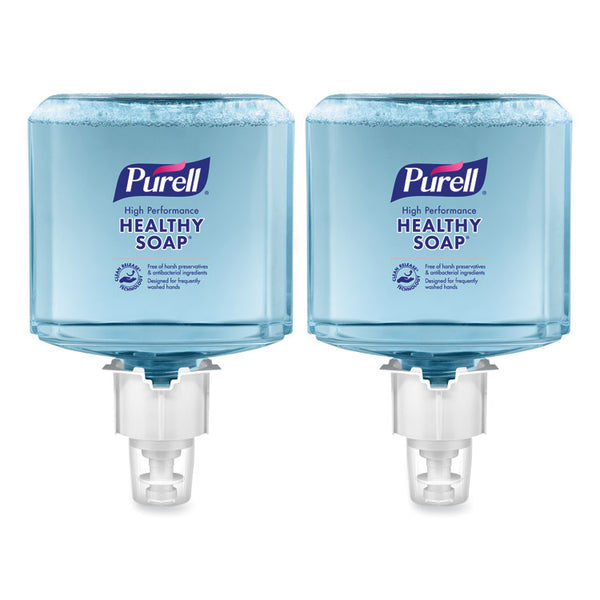 PURELL® CLEAN RELEASE Technology (CRT) HEALTHY SOAP High Performance Foam, For ES4 Dispensers, Fragrance-Free, 1,200 mL, 2/Carton (GOJ508502)