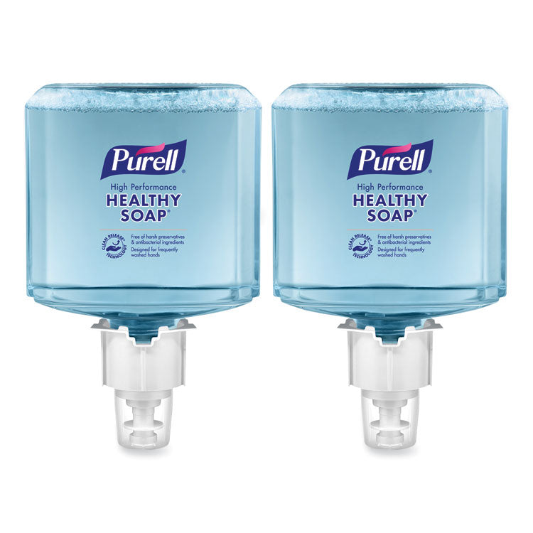 PURELL® CLEAN RELEASE Technology (CRT) HEALTHY SOAP High Performance Foam, For ES4 Dispensers, Fragrance-Free, 1,200 mL, 2/Carton (GOJ508502) Case of 2