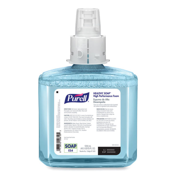 PURELL® CLEAN RELEASE Technology (CRT) HEALTHY SOAP High Performance Foam, For ES4 Dispensers, Fragrance-Free, 1,200 mL, 2/Carton (GOJ508502)