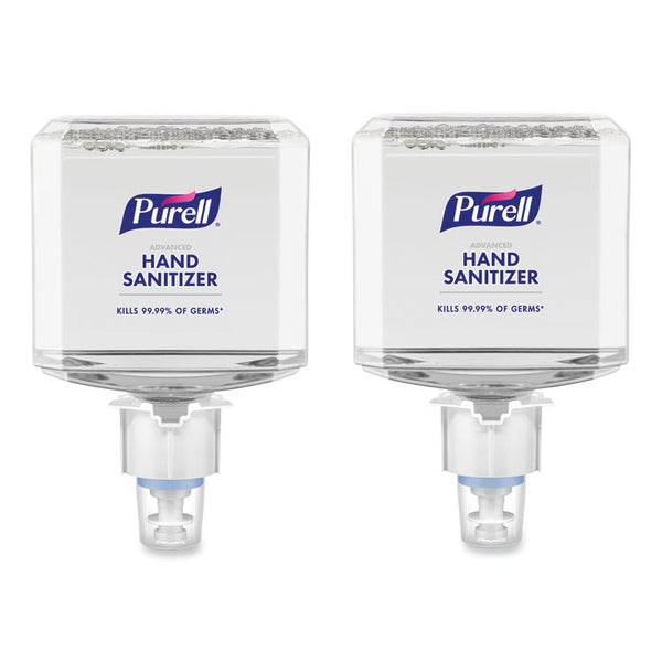 PURELL® Advanced Hand Sanitizer Foam, For ES6 Dispensers, 1,200 mL Refill, , Clean Scent 2/Carton (GOJ645302)