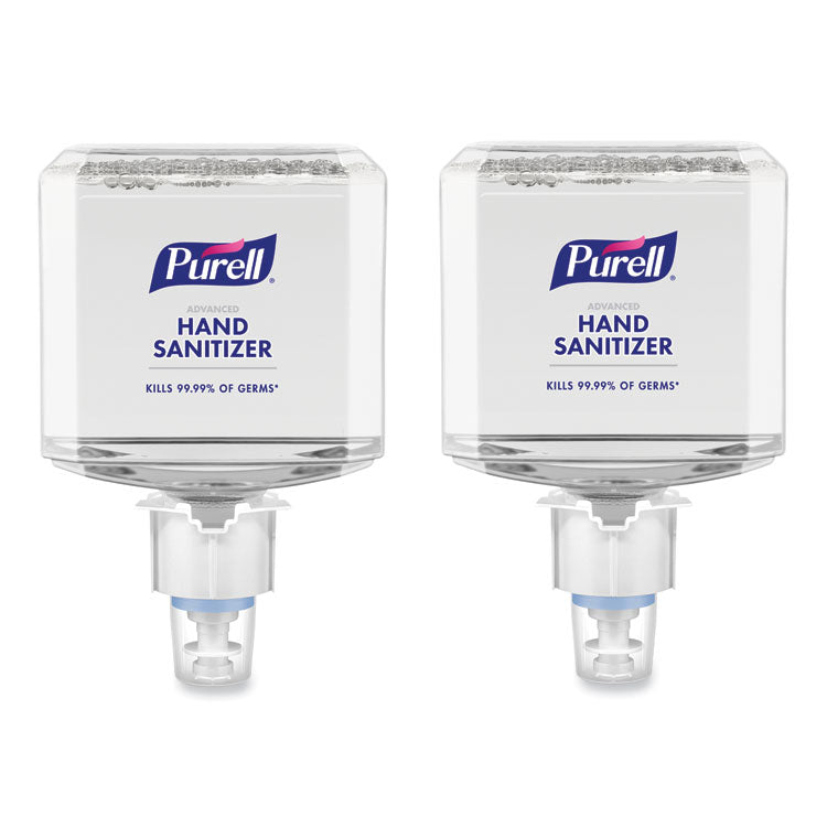 PURELL® Advanced Hand Sanitizer Foam, For ES6 Dispensers, 1,200 mL Refill, , Clean Scent 2/Carton (GOJ645302)