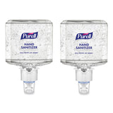 PURELL® Advanced Gel Hand Sanitizer Refill, 1,200 mL, Clean Scent, For ES6 Dispensers, 2/Carton (GOJ646302) Case of 2