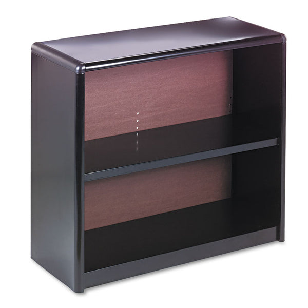 Safco® Value Mate Series Metal Bookcase, Two-Shelf, 31.75w x 13.5d x 28h, Black (SAF7170BL)