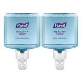PURELL® HEALTHY SOAP 0.5% BAK Antimicrobial Foam, For ES8 Dispensers, Light Citrus Floral, 1,200 mL, 2/Carton (GOJ777902)