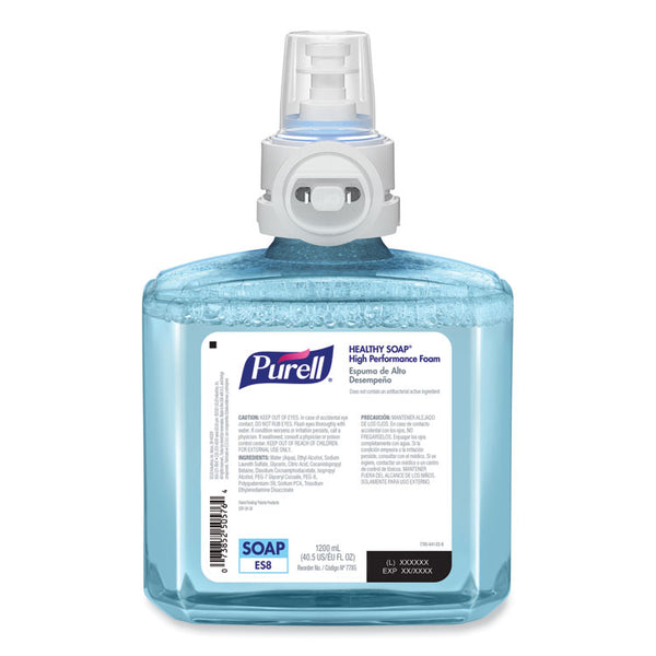 PURELL® CLEAN RELEASE Technology (CRT) HEALTHY SOAP High Performance Foam, For ES8 Dispensers, Fragrance-Free, 1,200 mL, 2/Carton (GOJ778502)