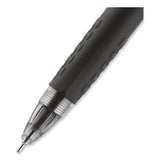 uniball® Signo 207 Needle Point Gel Pen, Retractable, Medium 0.7 mm, Black Ink, Clear/Black Barrel, Dozen (UBC1736097) 1 Dozen