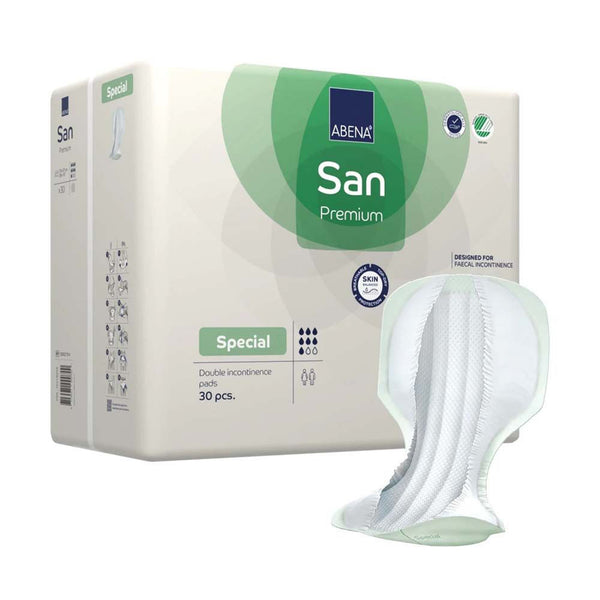 Abena® San Premium Special Incontinence Liner 14.5 X 28.7 Inch Heavy Absorbency Fluff / Polymer Core One Size Fits Most (1218224_PK) 30/PK