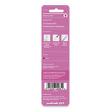 uniball® Signo 207 Gel Pen, Retractable, Medium 0.7 mm, Black Ink, Translucent Pink/Translucent White Barrel, 2/Pack (UBC1745148) Pack of 2