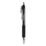 uniball® Signo 207 Gel Pen, Retractable, Bold 1 mm, Black Ink, Smoke/Black Barrel, Dozen (UBC1790895) 1 Dozen