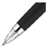 uniball® Signo 207 Gel Pen, Retractable, Bold 1 mm, Blue Ink, Smoke/Black/Blue Barrel, Dozen (UBC1790896) 1 Dozen