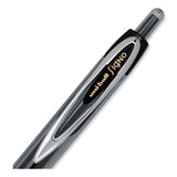 uniball® 207 Signo Gel Ultra Micro Gel Pen, Retractable, Extra-Fine 0.38 mm, Black Ink, Clear/Black Barrel (UBC1790922)