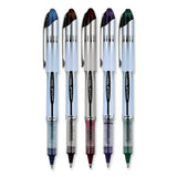uniball® VISION ELITE BLX Series Hybrid Gel Pen, Stick, Bold 0.8 mm, Assorted Ink and Barrel Colors, 5/Pack (UBC1832404) Set of 5