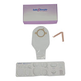 Safe n Simple™ Ostomy Pouch Two-Piece System 12 Inch Length Without Barrier Drainable (1242510_BX) 10/BX