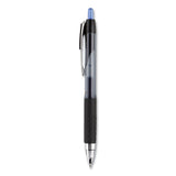 uniball® Signo 207 Gel Pen, Retractable, Medium 0.7 mm, Blue Ink, Smoke/Black/Blue Barrel, 36/Box (UBC1921064) Box of 36