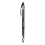 uniball® AIR Porous Rollerball Pen, Medium 0.7 mm, Black Ink/Barrel, Dozen (UBC1927631) 1 Dozen
