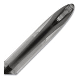 uniball® AIR Porous Rollerball Pen, Medium 0.7 mm, Black Ink/Barrel, Dozen (UBC1927631) 1 Dozen