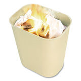 Rubbermaid® Commercial Fiberglass Wastebasket, 7 gal, Fiberglass, Beige (RCP254300BG) Each